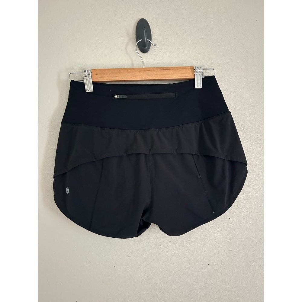 Lululemon Speed Up  Shorts 2.5"  High rise Size 4 BLK LW7AY3S